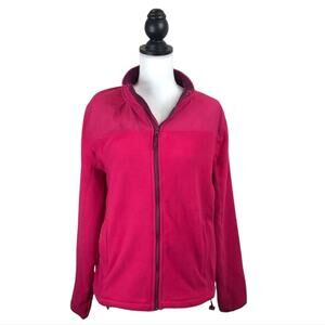 Prince & Fox Aeropostale Pink Fleece Zip-Up Jacket XL
